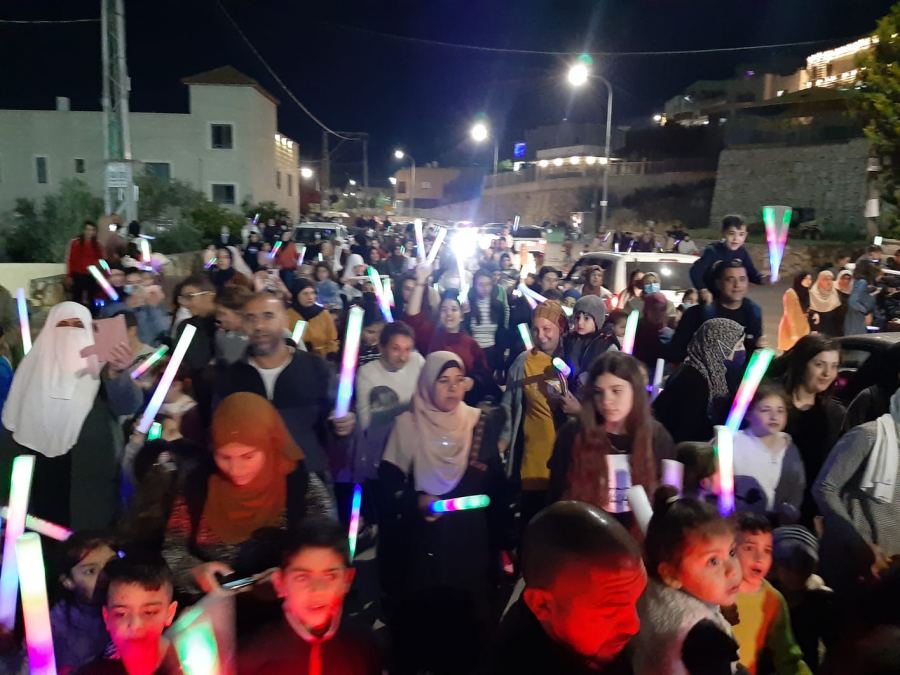 عرابة تستقبل شهر رمضان بمسيرة حاشدة